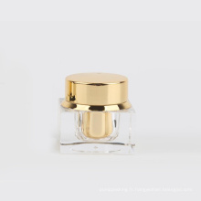 5G Nouveau design Gold Luxury Vide en stock Jar crème en acrylique en plastique pour emballage de soins de la peau